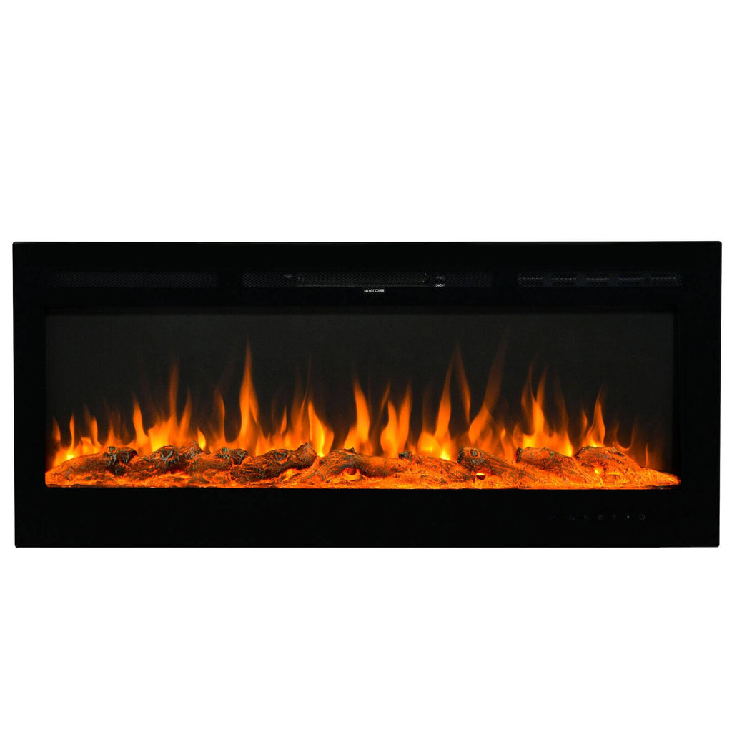 50-Inch Wall Mounted Recessed Electric Fireplace V76515