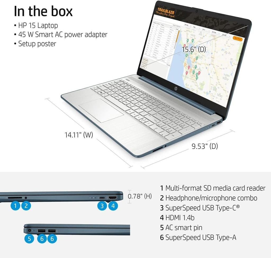 15.6" Full HD AMD Ryzen 5 16GB RAM 512GB SSD Laptop D825