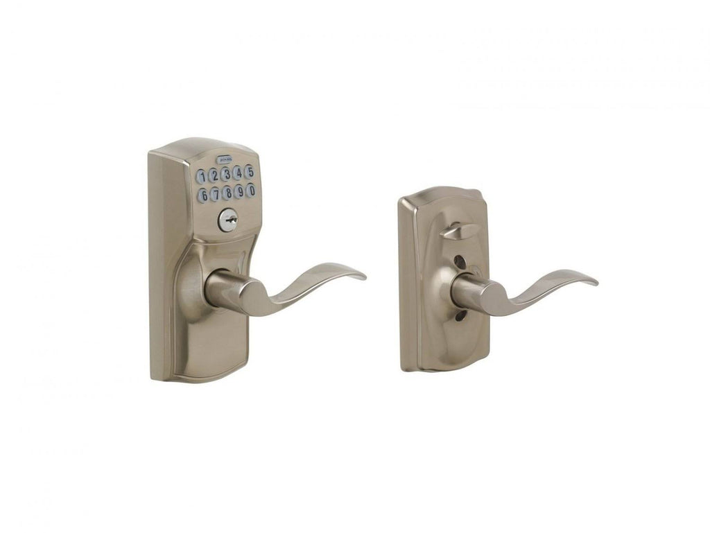 Keypad Lever with Camelot Trim V54391