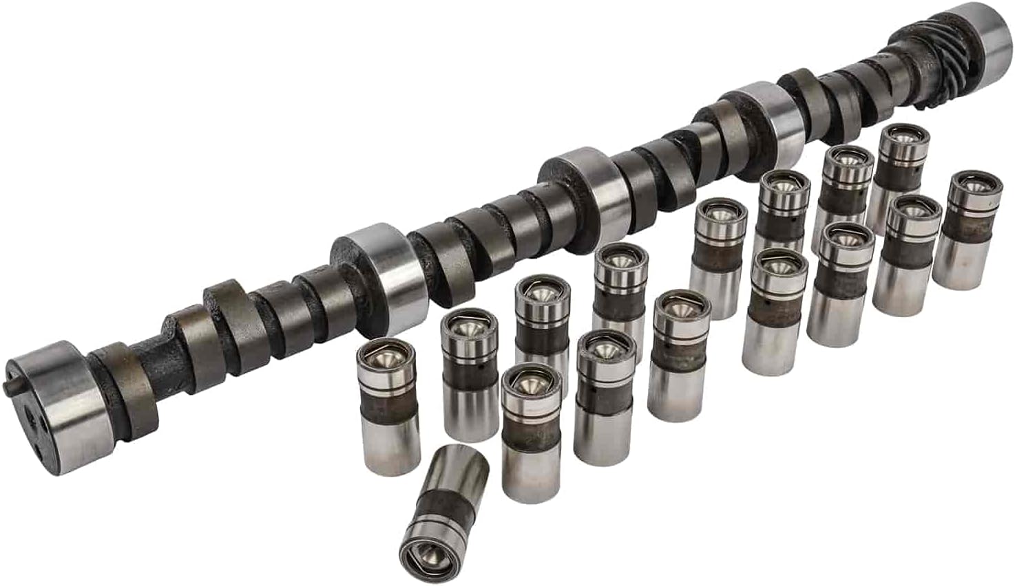 Hydraulic Flat Tappet Camshaft & Lifters for Chevy 262-400 Engines, Lift 0.488” / 0.510” H1969