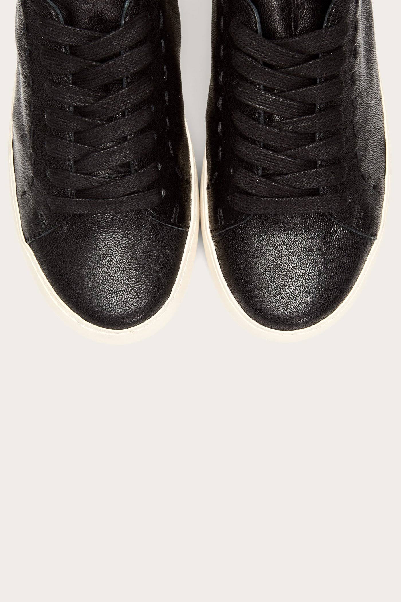 Black Low Lace Shoes Q794099