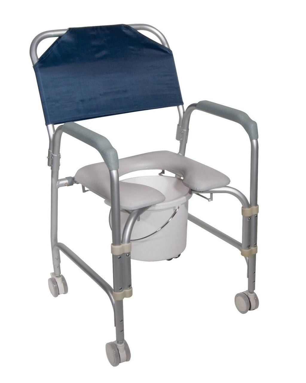 Aluminum Shower Chair with Casters M384660