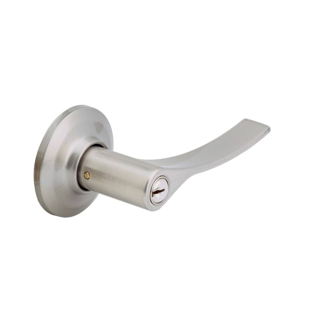 Entry Mechanical Satin Nickel Lever S412872