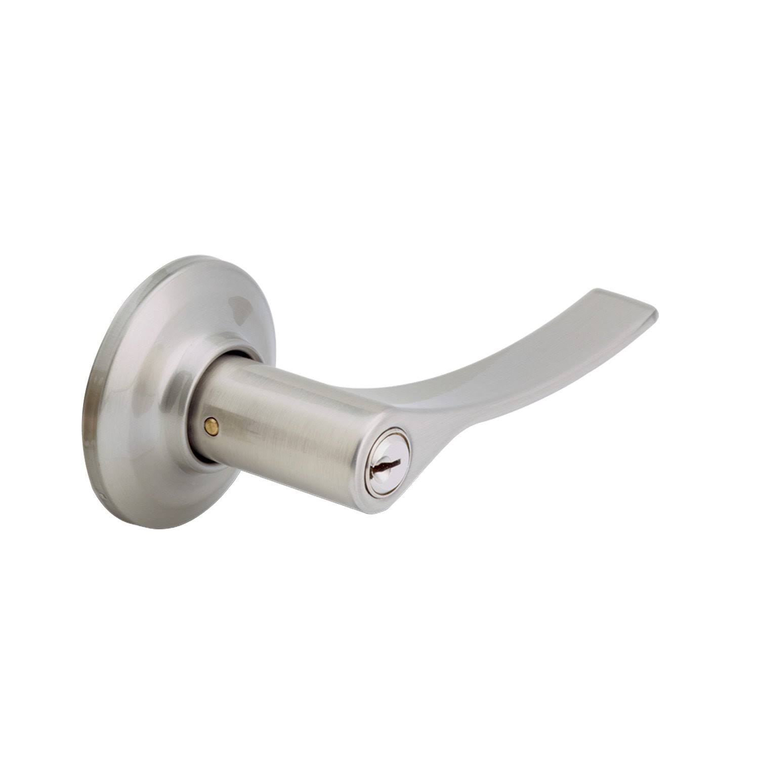 Entry Mechanical Satin Nickel Lever S412872