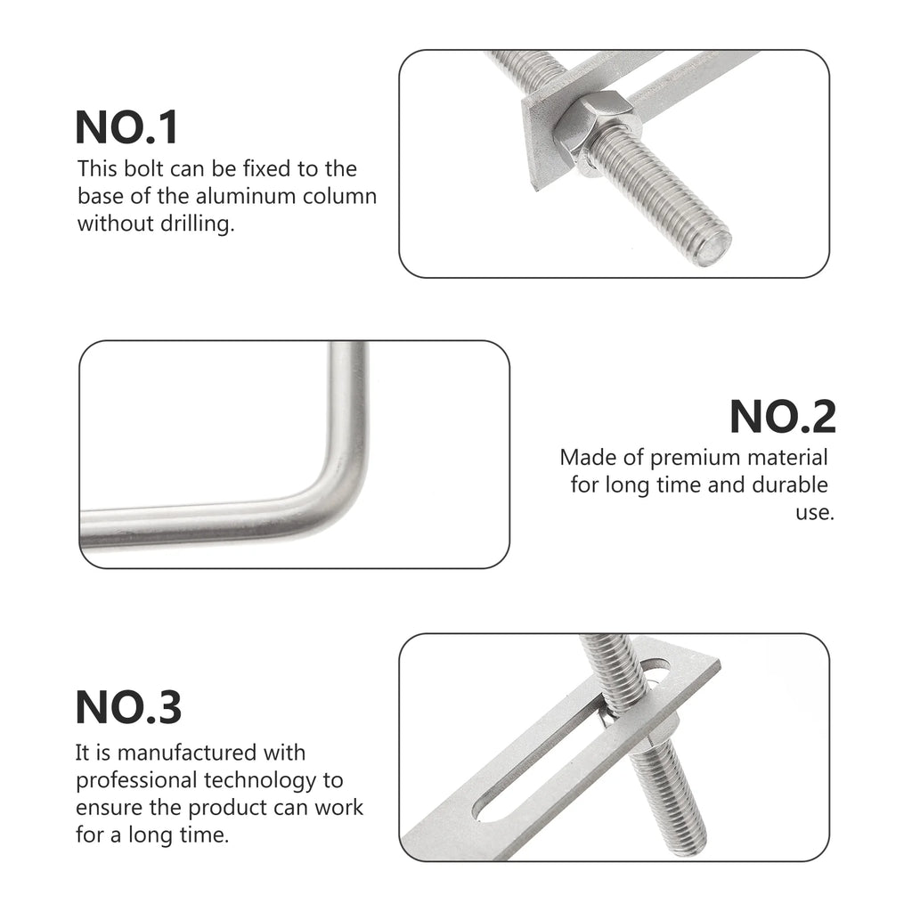 Square U Bolts Stainless Steel Fasteners V401485