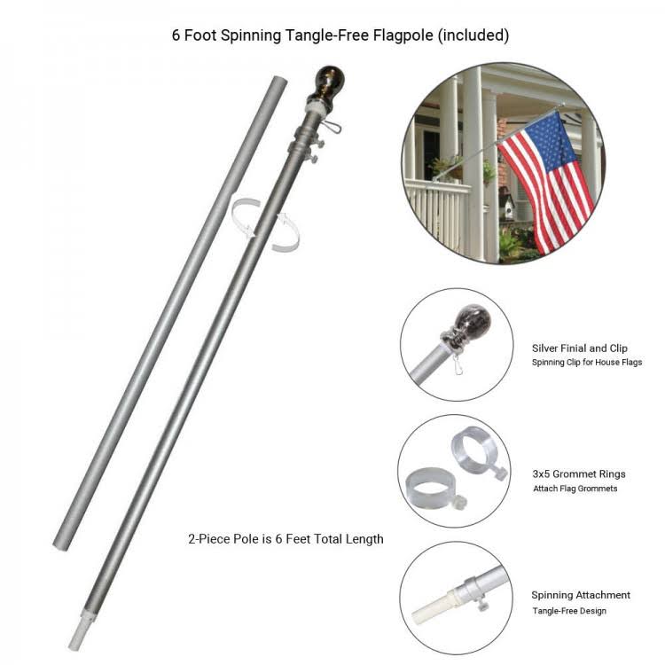 Chicago Bears Flag Pole and Bracket Kit U457