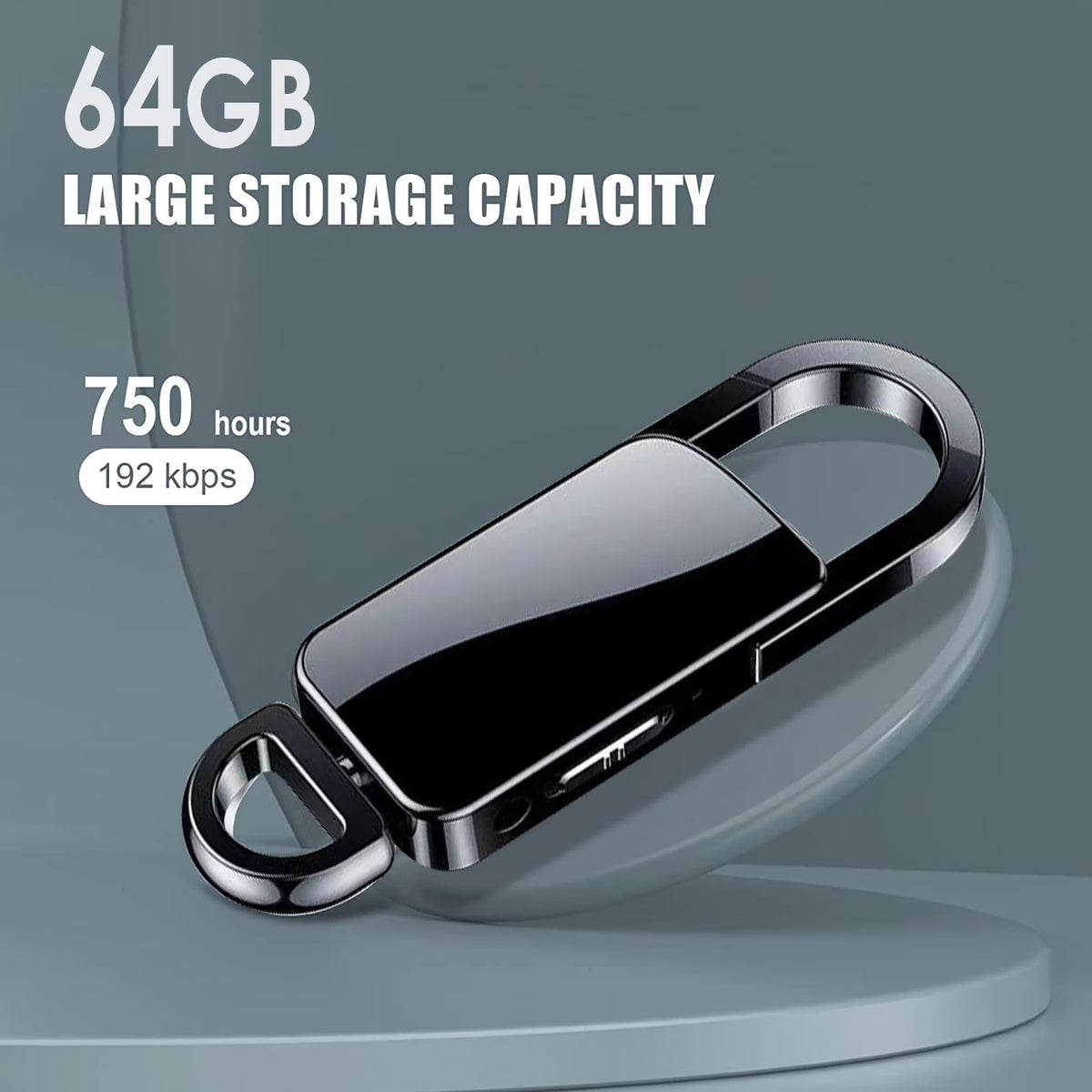 64GB Voice Activated Recorder with Noise Reduction D97290