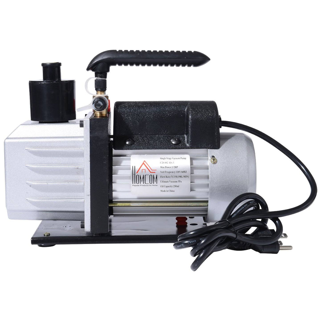 Single Stage 7 CFM Rotary Vane Vacuum Pump L66301