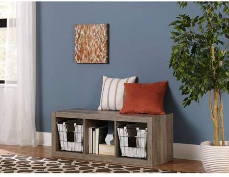 White 4-Cube Bookshelf Storage Cabinet K80816