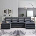 U-shaped Sectional Sofa with Waist Pillows U273