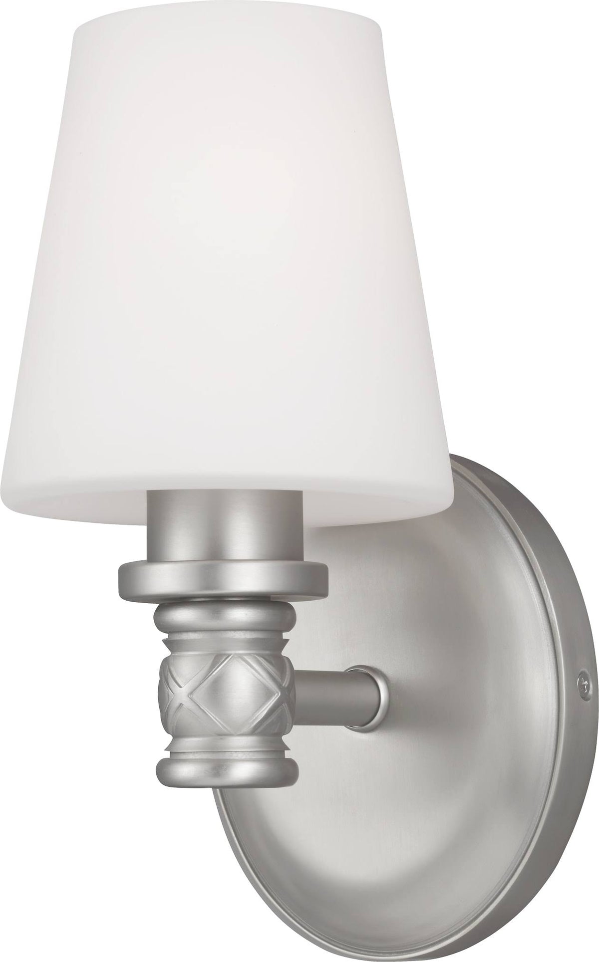 Satin Nickel 1 Light Sconce D79320
