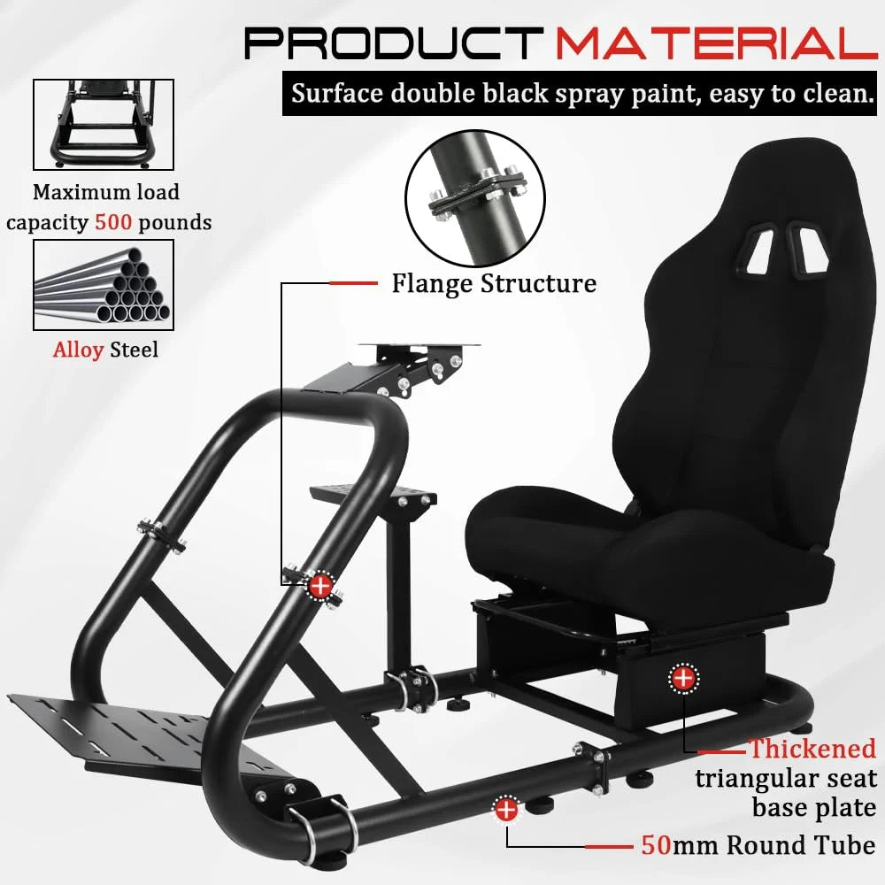 Sim Racing Cockpit with Seat D498