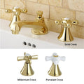 Polished Brass Widespread Bathroom Faucet V704400