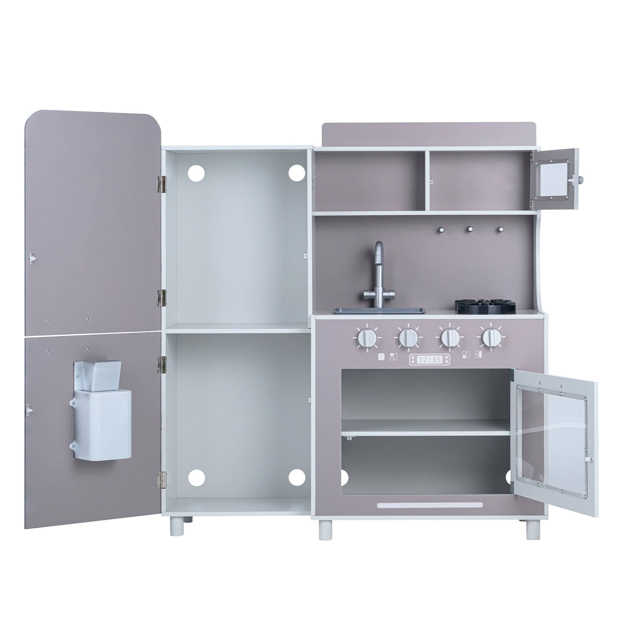 Gray Kids Play Kitchen with Cookware R955667