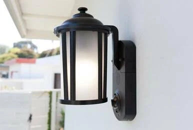 Black Smart Security Light with HD Security Camera G15785
