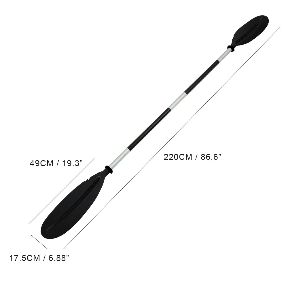 Adjustable Kayak Paddle with Aluminum Shaft and Fiberglass Blades X507621