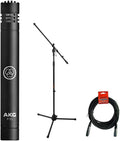 Small-Diaphragm Condenser Microphone with Tripod Mic Stand, Fixed Boom & 20' XLR Cable L83646