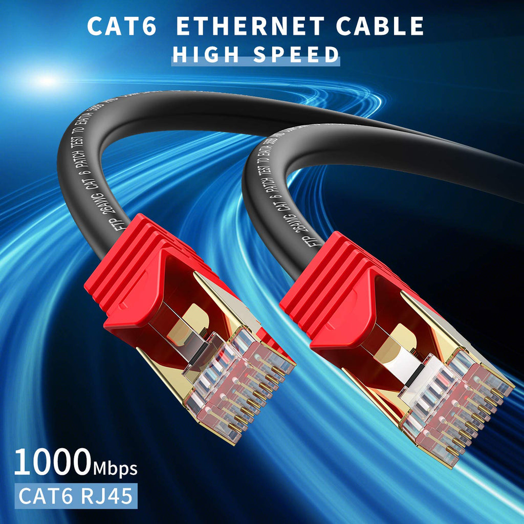 Cat6 Ethernet Cable 300ft 26AWG Heavy-Duty FTP Waterproof Direct Burial T649