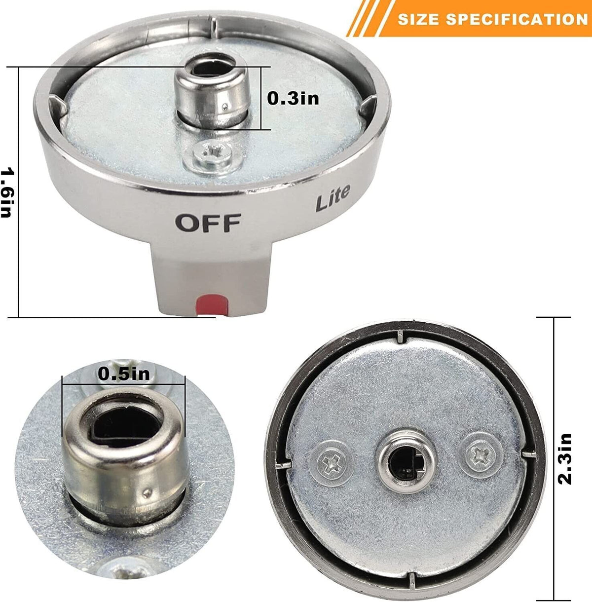 5x Range Knobs Switch for Samsung Gas Stove Cooktop Oven Q2249