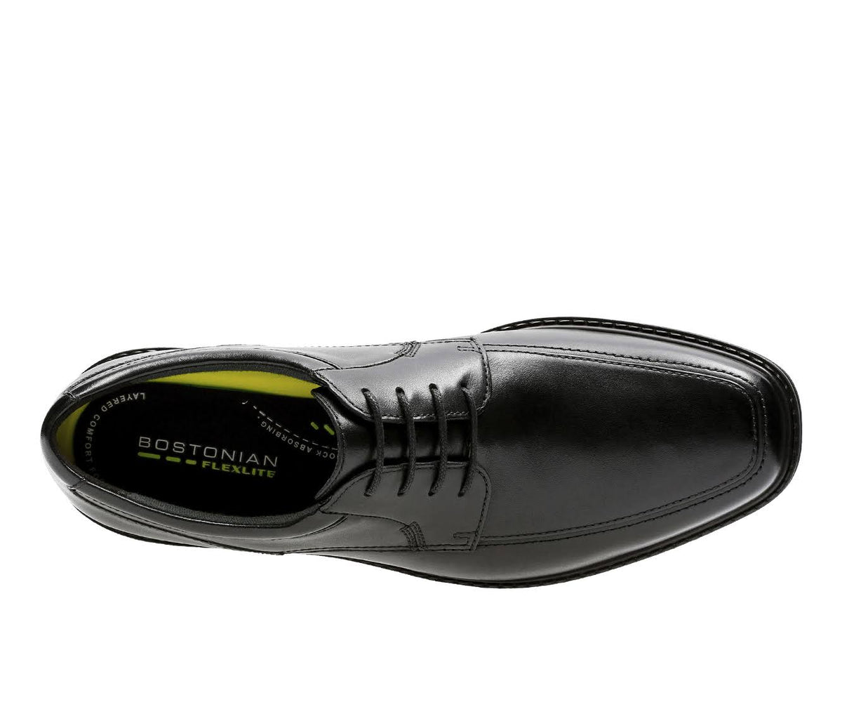 Black Apron Toe Shoes L60055