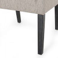 Light Gray Fabric Upholstered Armchair O458115