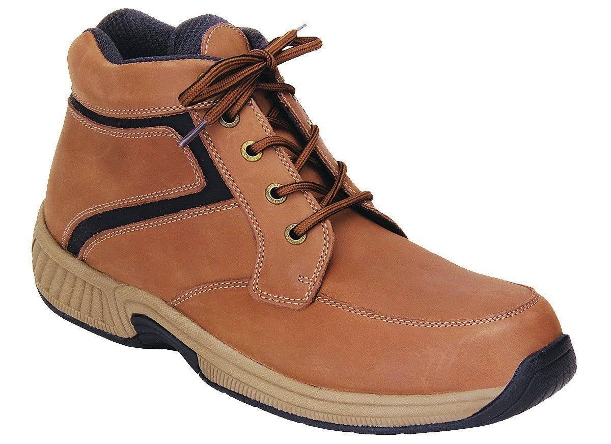 Brown 7.5 Wide Men's Shoes L775399