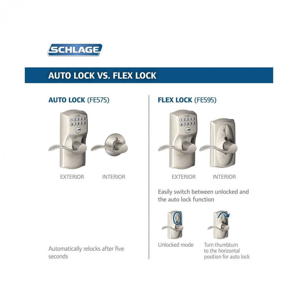 Keypad Lever with Camelot Trim V54391
