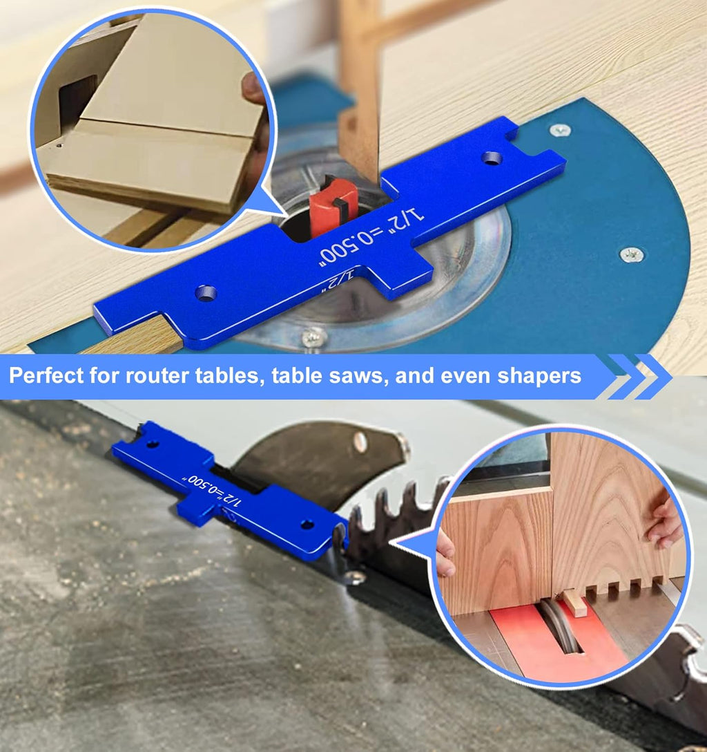 Router Table Setup Blocks Woodworking Accessories Set of 7 T77621