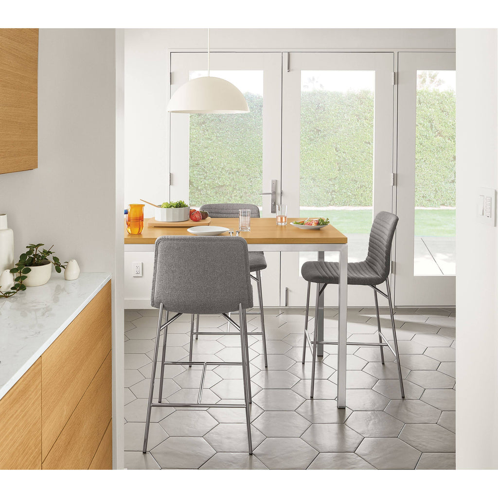 White Venatino Marble Counter Table E7402