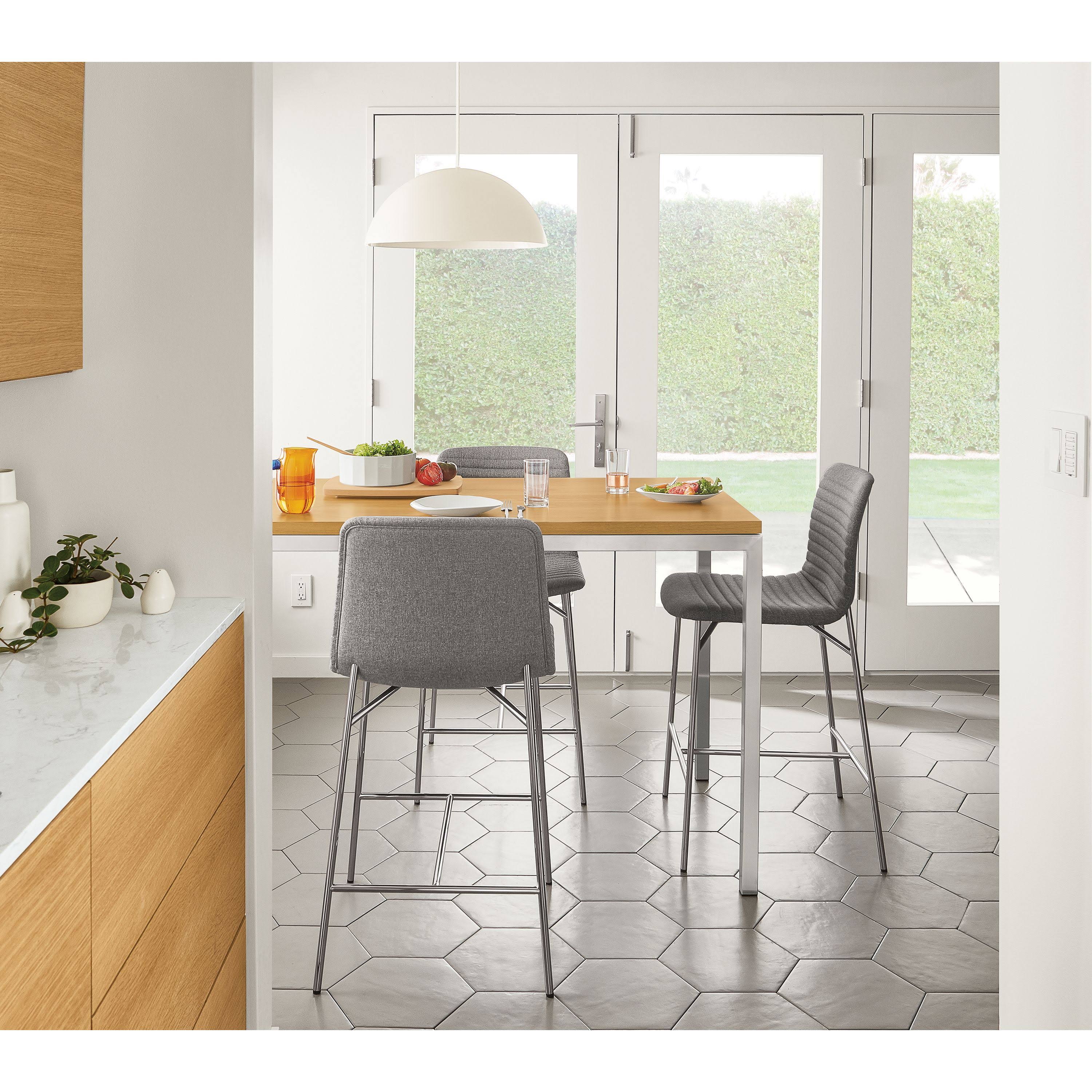 White Venatino Marble Counter Table E7402