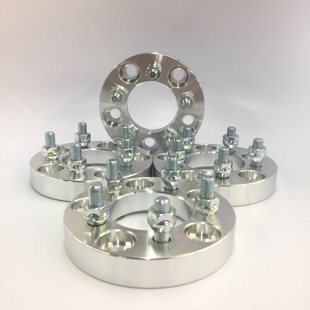 4 Pieces 20mm Conversion Wheel Adapters 5x100 to 5x114.3 with Open End Lug Nuts C721