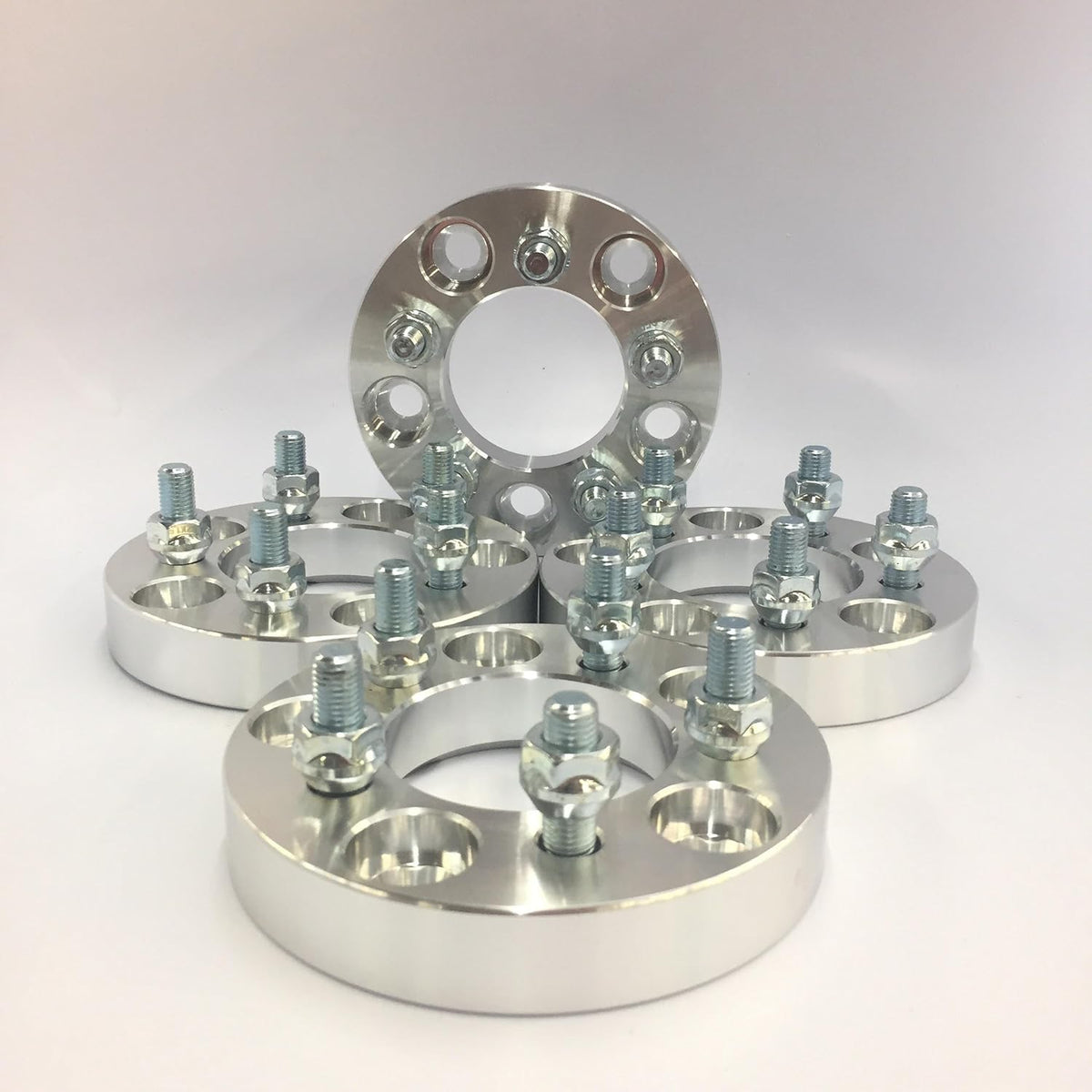 4 Pieces 20mm Conversion Wheel Adapters 5x100 to 5x114.3 with Open End Lug Nuts C721
