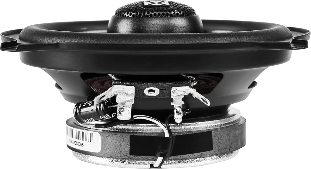 Set of 2 6 1/2 inch 80 watt RMS 2-Way Coaxial Car Speakers with Silk Dome Tweeters O61199