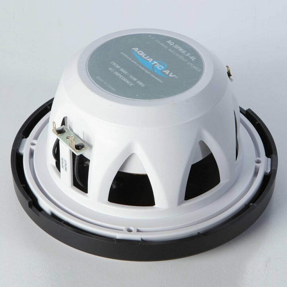 Black 6.5" Co-axial Speaker, 1 Pair P4332