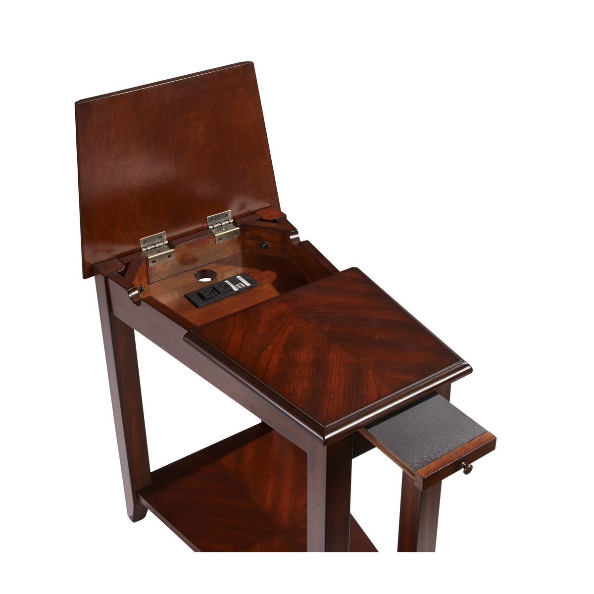 Medium Cherry Chairside Table J845278