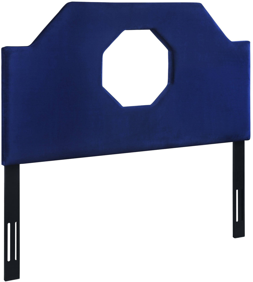 Navy Velvet King Headboard T767549