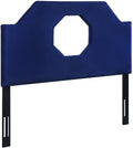 Navy Velvet King Headboard T767549