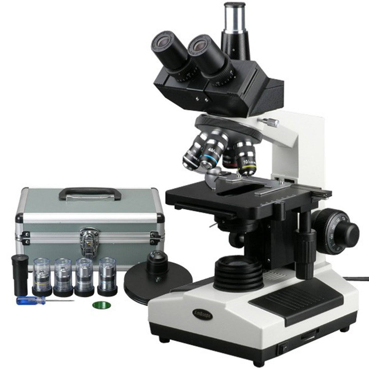 Purple Trinocular Compound Microscope N87741