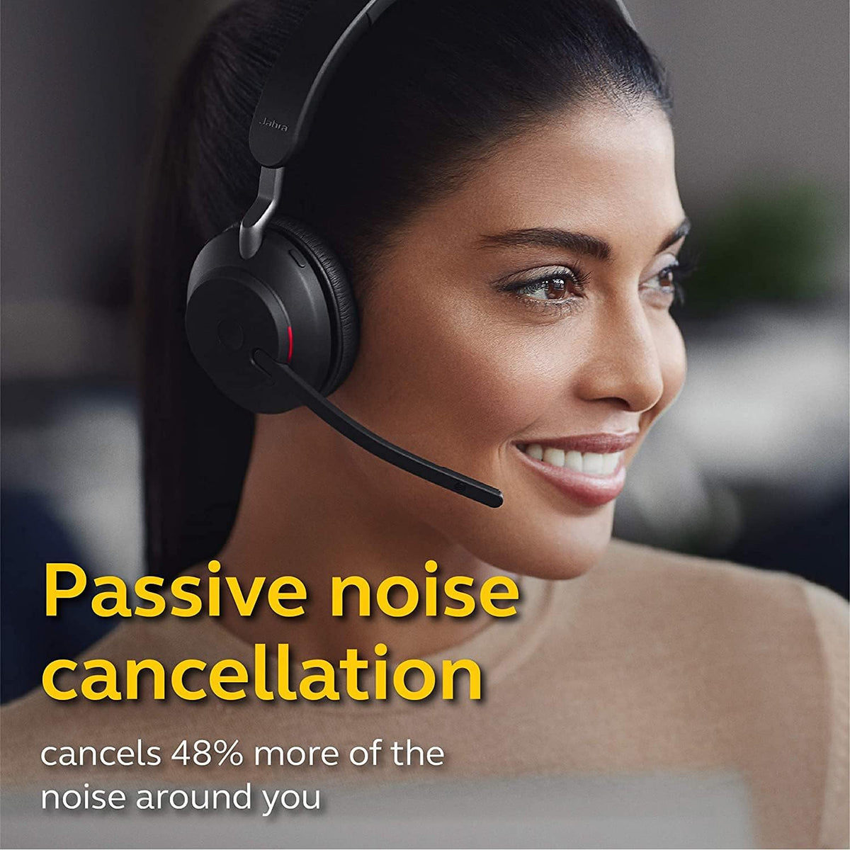 Jabra Evolve2 65 Mono Wireless Bluetooth Headset, Black O514755