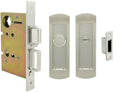 Satin Nickel Privacy Pocket Door Lock O895