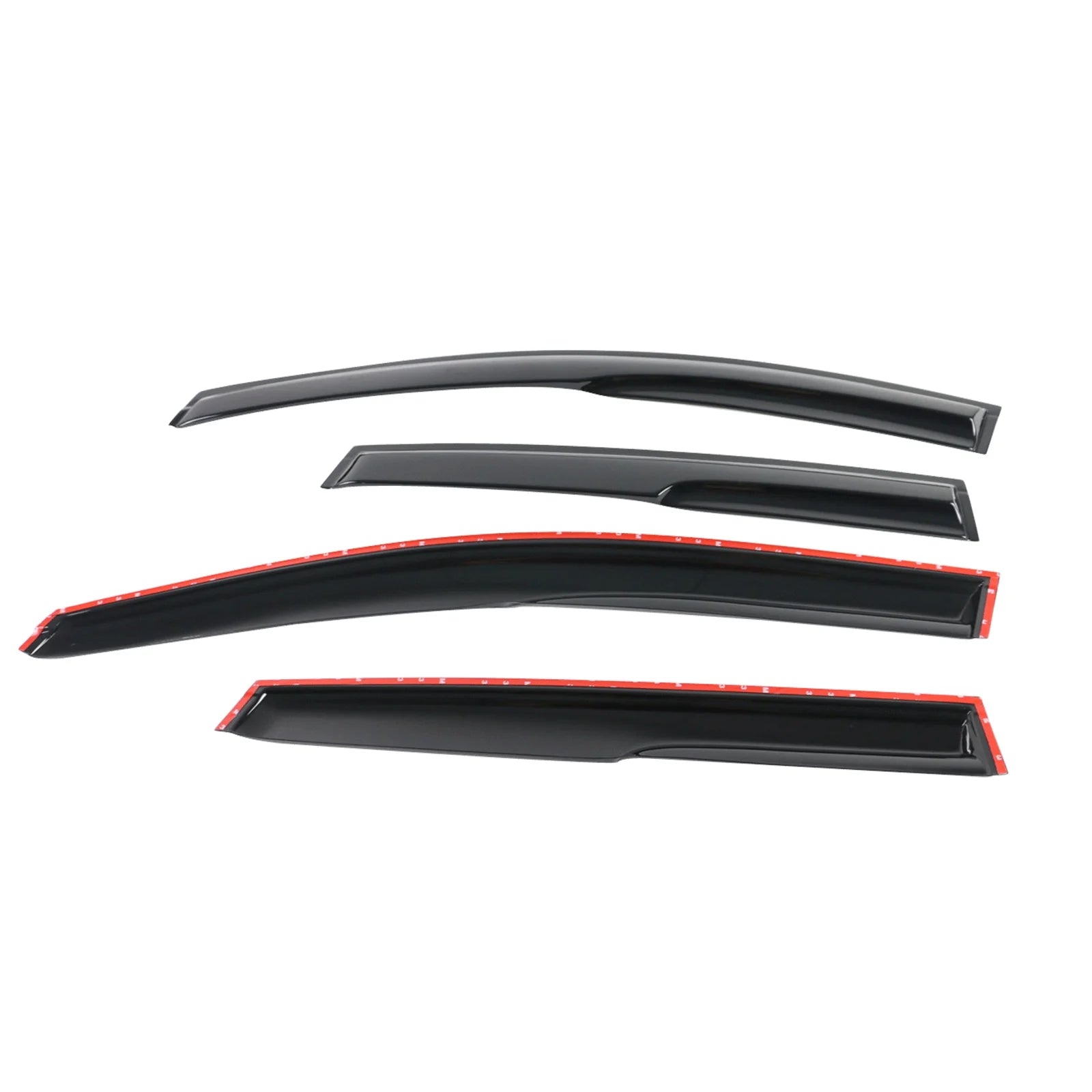 Acrylic Window Vent Visor Deflector Rain Guard 4Pc I904