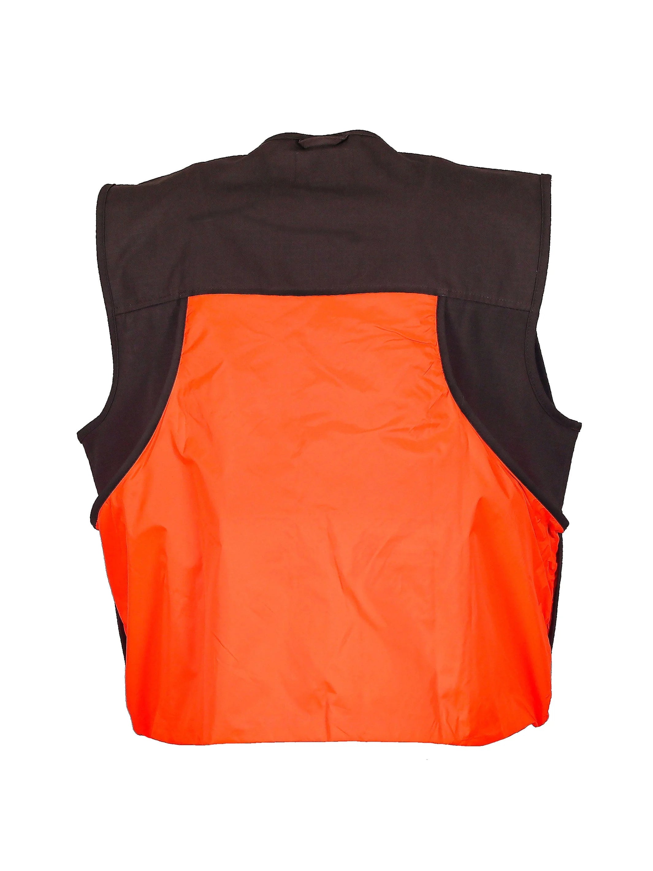 Mid-Weight Upland Hunting Vest Dark Brown/Orange - 4X A340