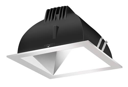Finishing SC 4x22 Square 2700K LED 80 Degrees Specular Cone Silver Ring Q51072