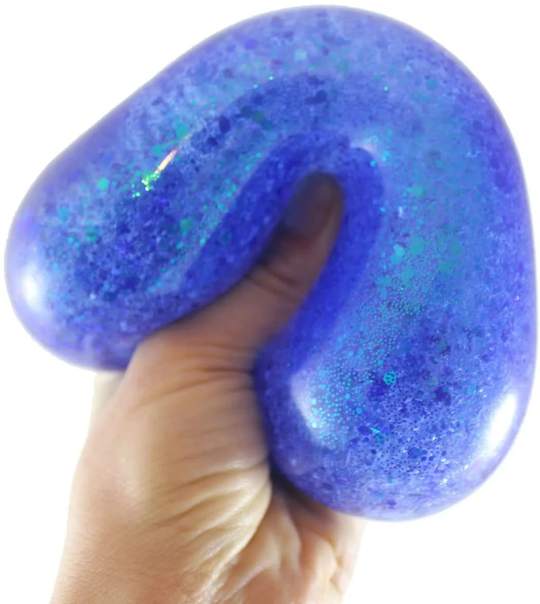 1 Jumbo 4" Metallic Glitter Gel-Filled Squeeze Stress Ball J9756