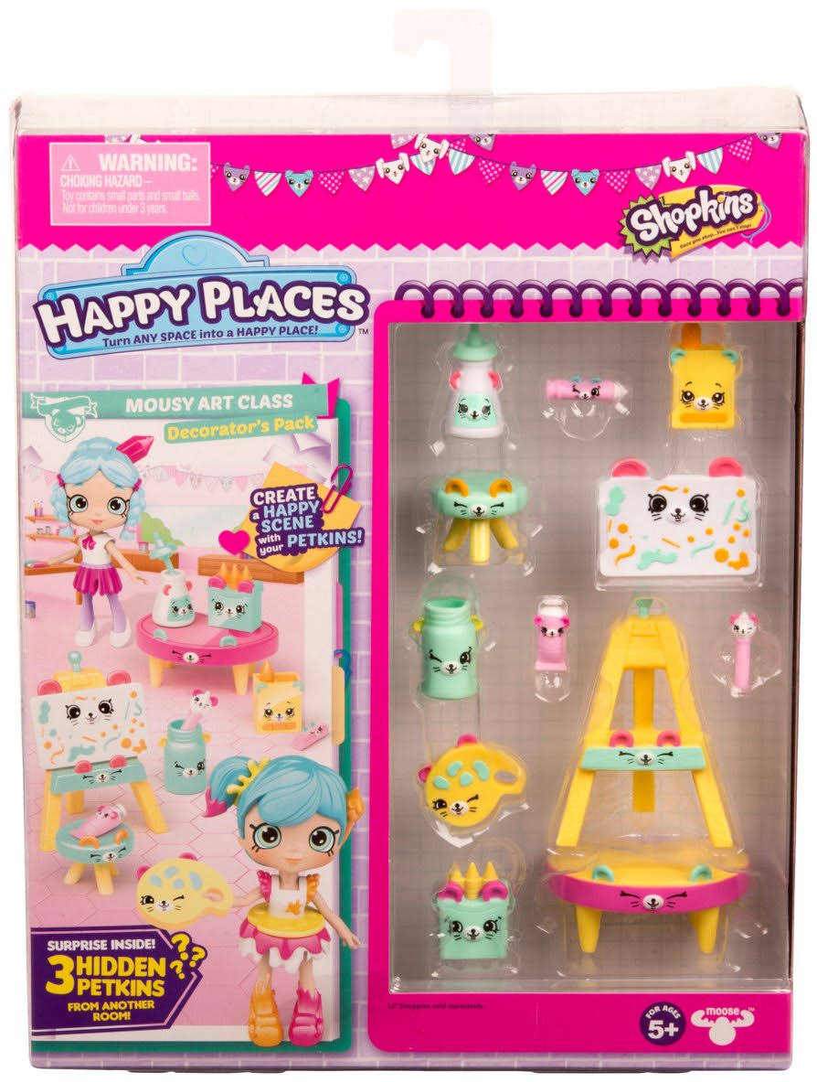 Mousy Art Class Shopkins Decorator Pack D115481