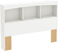 Pure White Bookcase Headboard Z90543