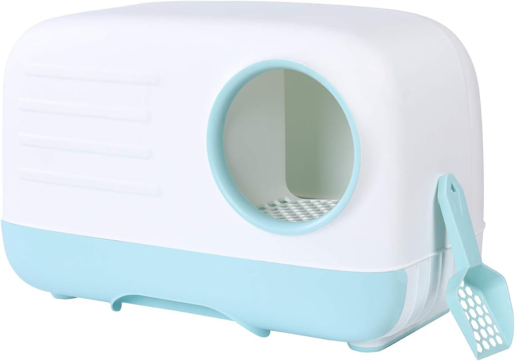 Fully Enclosed Cat Litter Box with Pull-Out Litter Tray E147033