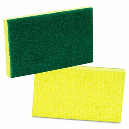 Yellow Green Medium-Duty Scrubbing Sponge 20 /carton Z57262
