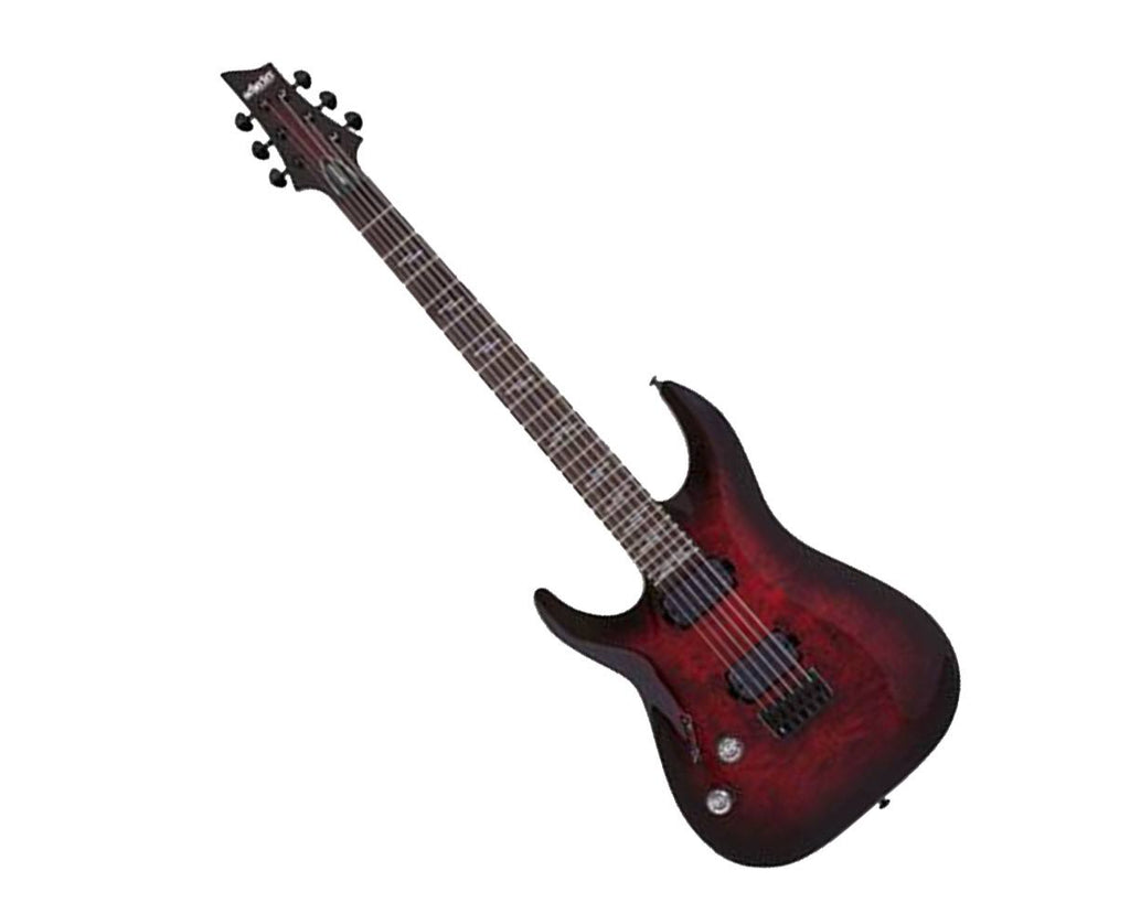 Left Handed Guitar, Black Cherry Burst N8431