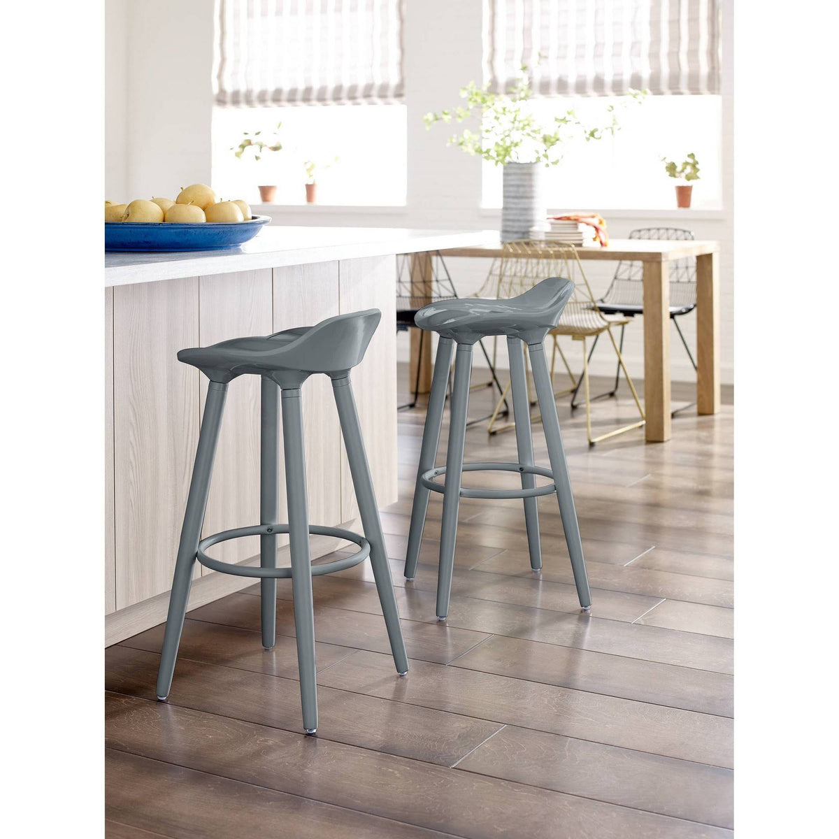 Grey Bar Stool C5216